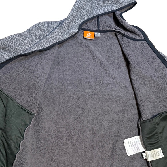 Merrell Womens Zip Up Hoodie Jacket Gray Fleece Hooded Outdoor Size M - Picture 5 of 12